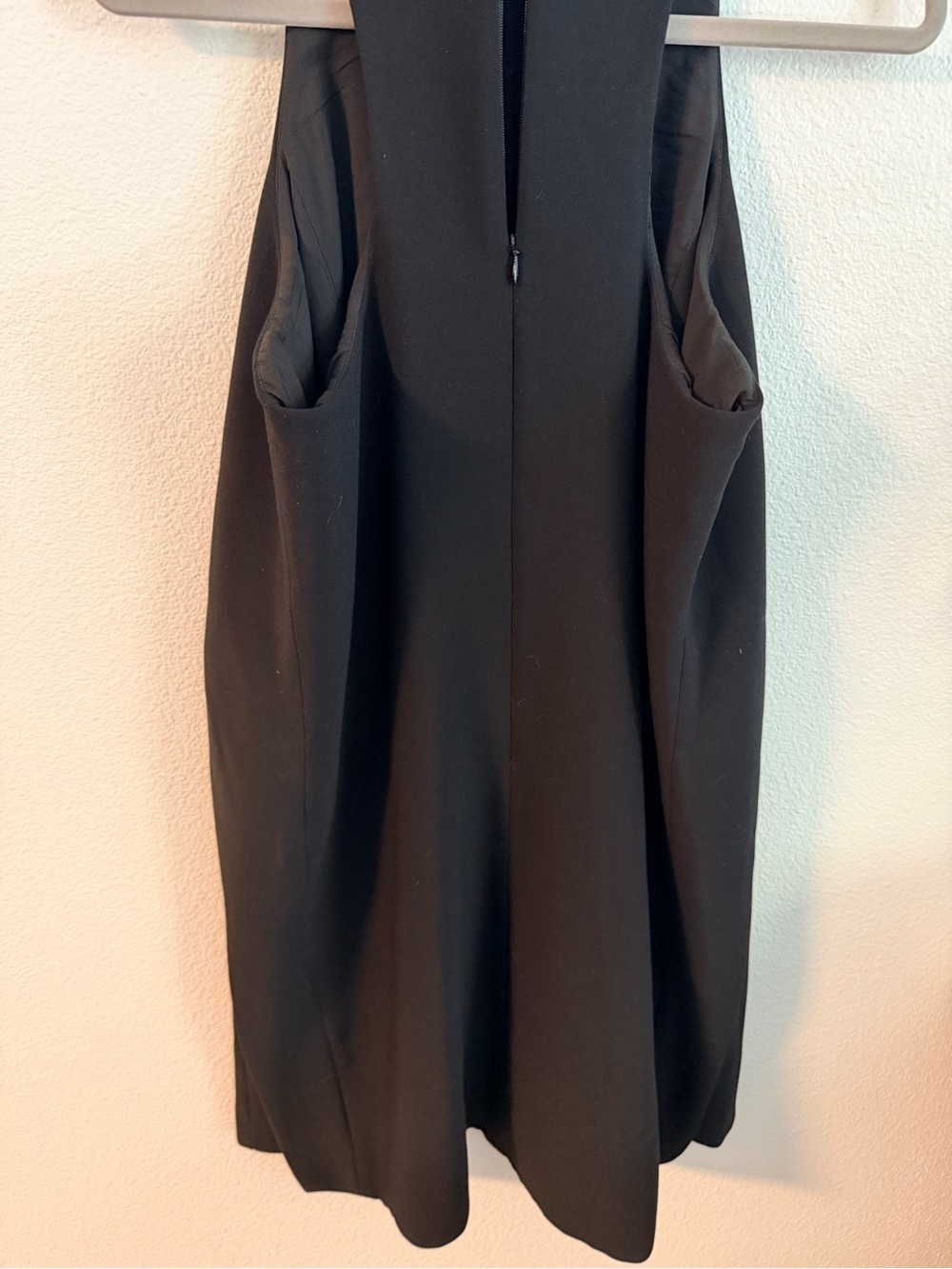 KF/KaufmanFranco Collective Black Layered Overlay Cocktail Dress Size 10 - Picture 6 of 7